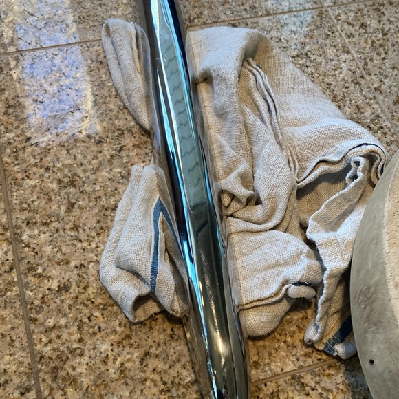 Silver Olive Appetizer Vessel Meant to Hold Round Objects on Charcuterie Platter - Picture 8 of 10